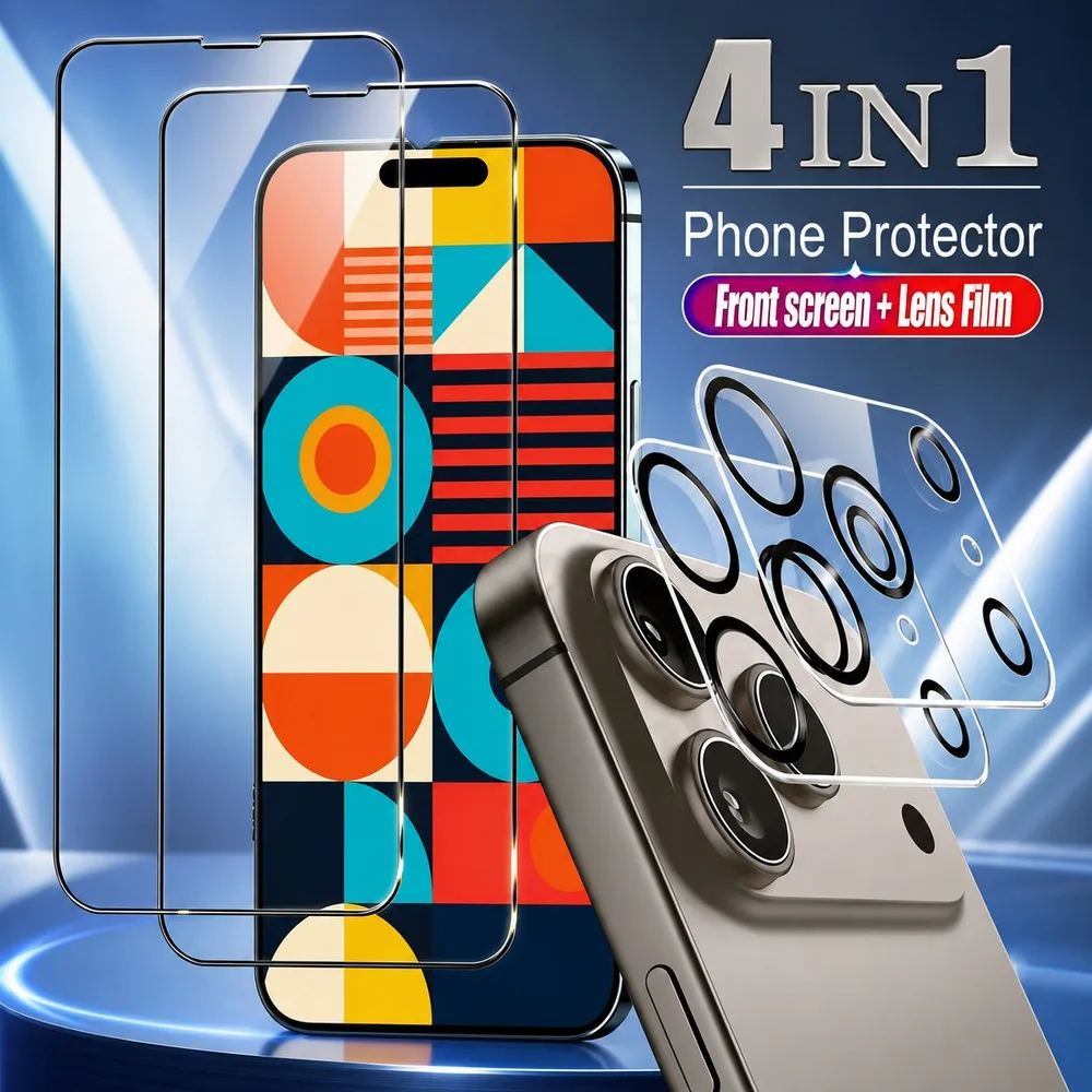 2+2 Stück Panzerglas für Google Pixel 10, 10 Pro, 10 Pro XL, 10a Kameraobjektiv-Displayschutz für Google Pixel 9, 9 Pro, 9 Pro XL, 9a