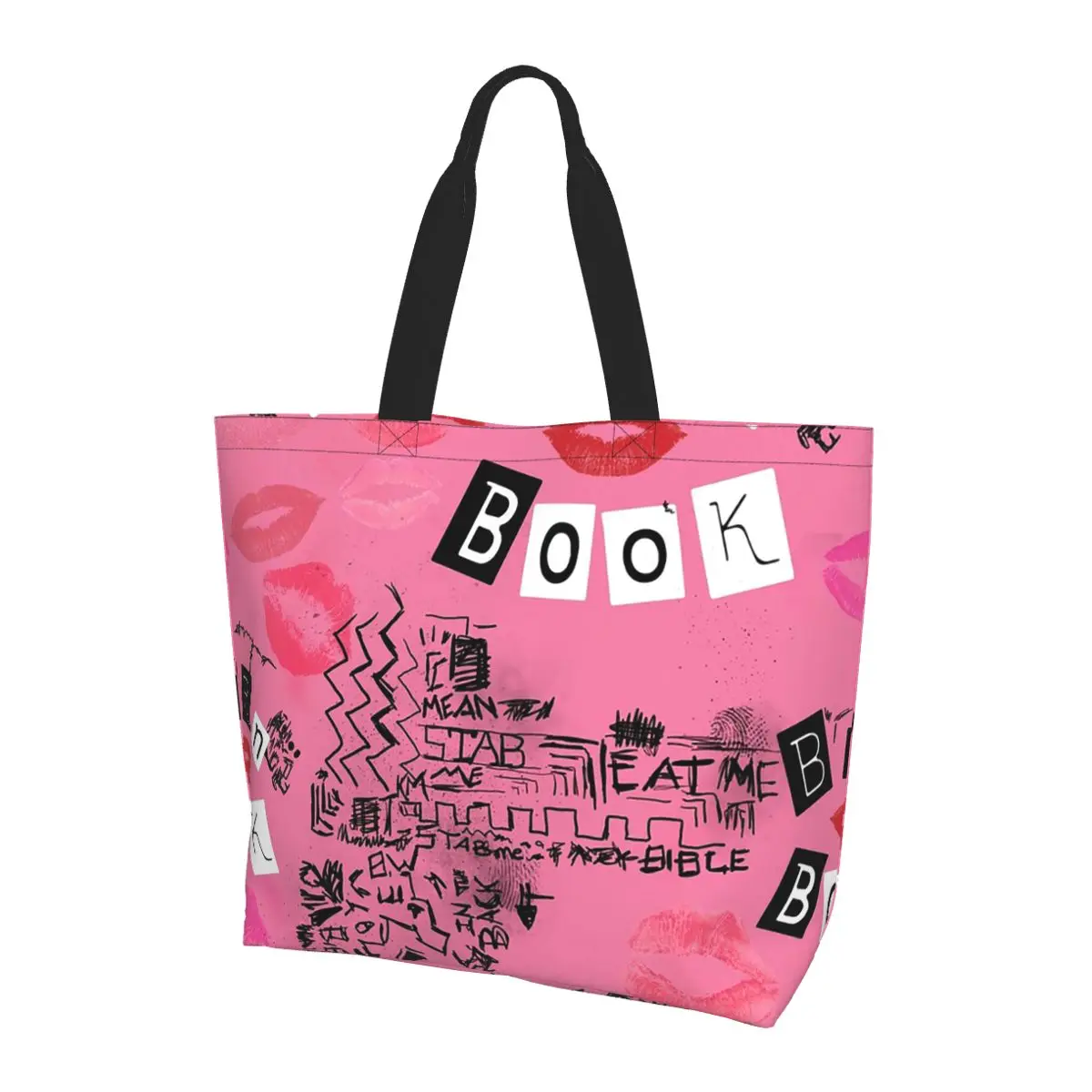 

Mean Girls Shopping Tote Bag Canvas Large Capacity Shoulder Bags Shopper Grocery Handbag for Women