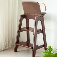 Kitchen Ladder Stool Dual-use Solid Wood Folding Thick Bar Stool Climbing Stairs Three-step Bar Chairs Benches Island Furniture