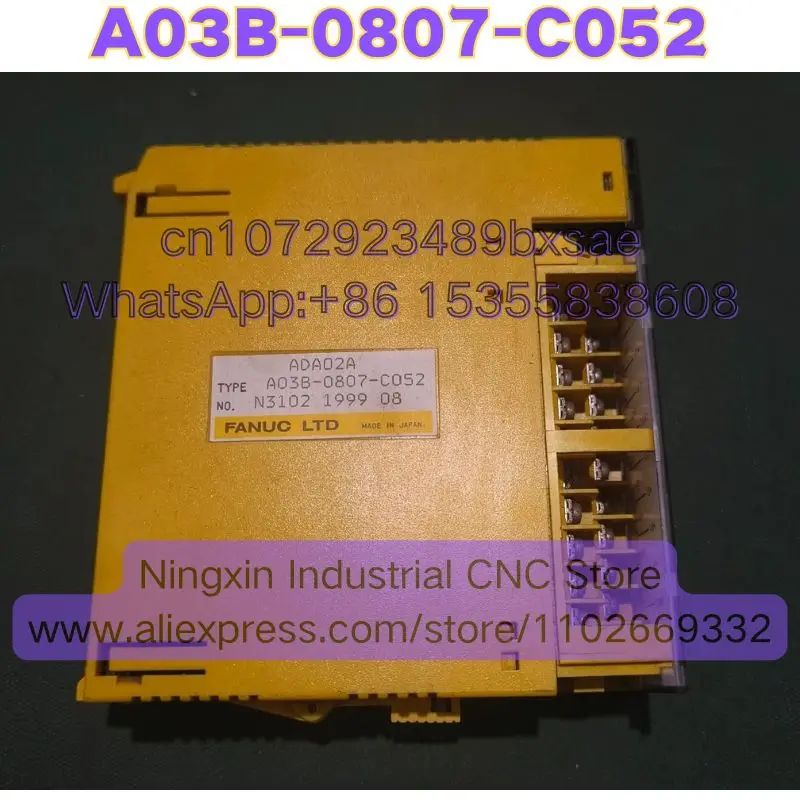 Second-hand A03B-0807-C052 A03B 0807 C052 IO Module Tested OK