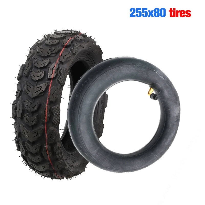 New 255x80 Tire 255*80 Inner Tube Outer Tyre 10 Inch Off-road Tire for Electric Scooter Speedual Grace 10 Zero 10X 10 * 3