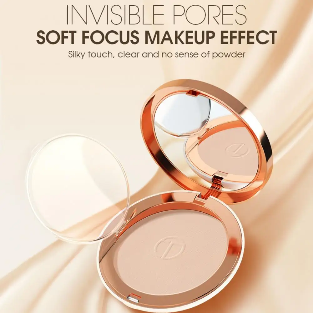 10g Setting Powder Fashion Fine Texture Finishing Powder Concealing Makeup Face Pressed Setting Powder for Girl image 2