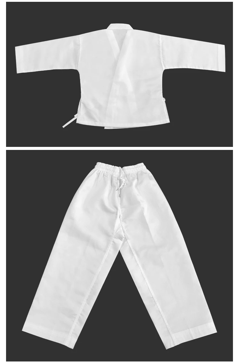 ملابس رياضية للتايكوندو بدلات الكاراتيه للأطفال بدلات تدريب رياضية للكبار زي الكاراتيه ملابس الجودو #2