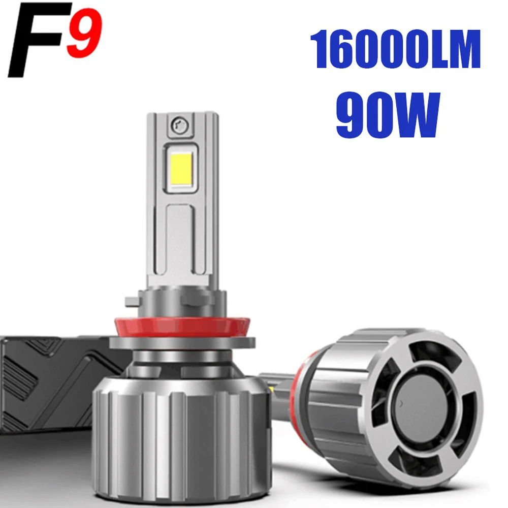 

F9 180W H4 H11 Led Headlight Bulb High Power Turbo Lamp Led H7 Canbus H8 H9 9005 Hb3 6000K 12V Car accessory LED lights Headlamp