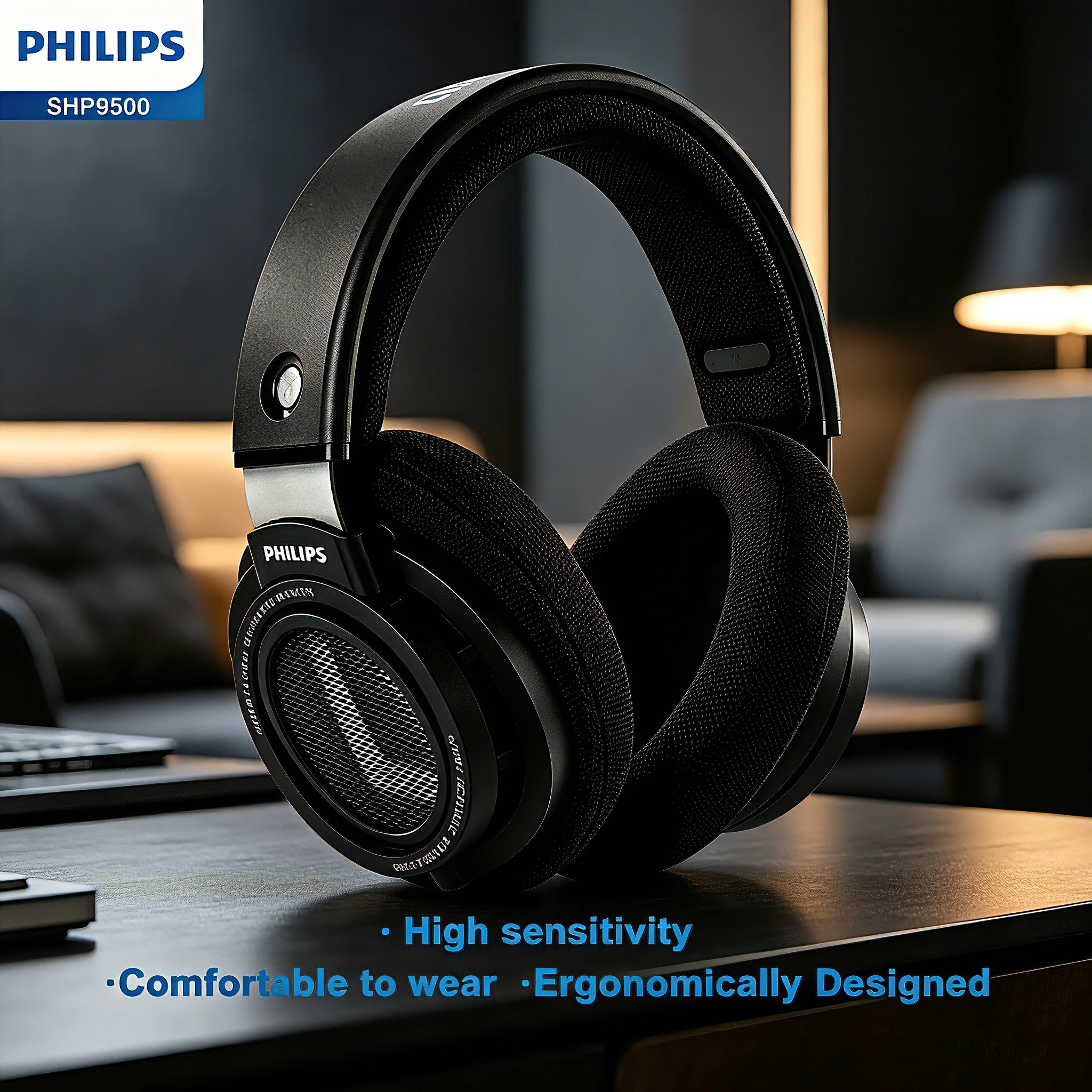 philips-shp9500-headphones-hifi-stereo-earphone-monitor-class-music-earbuds-e-sports-game-universal-head-mounted-wired-headset