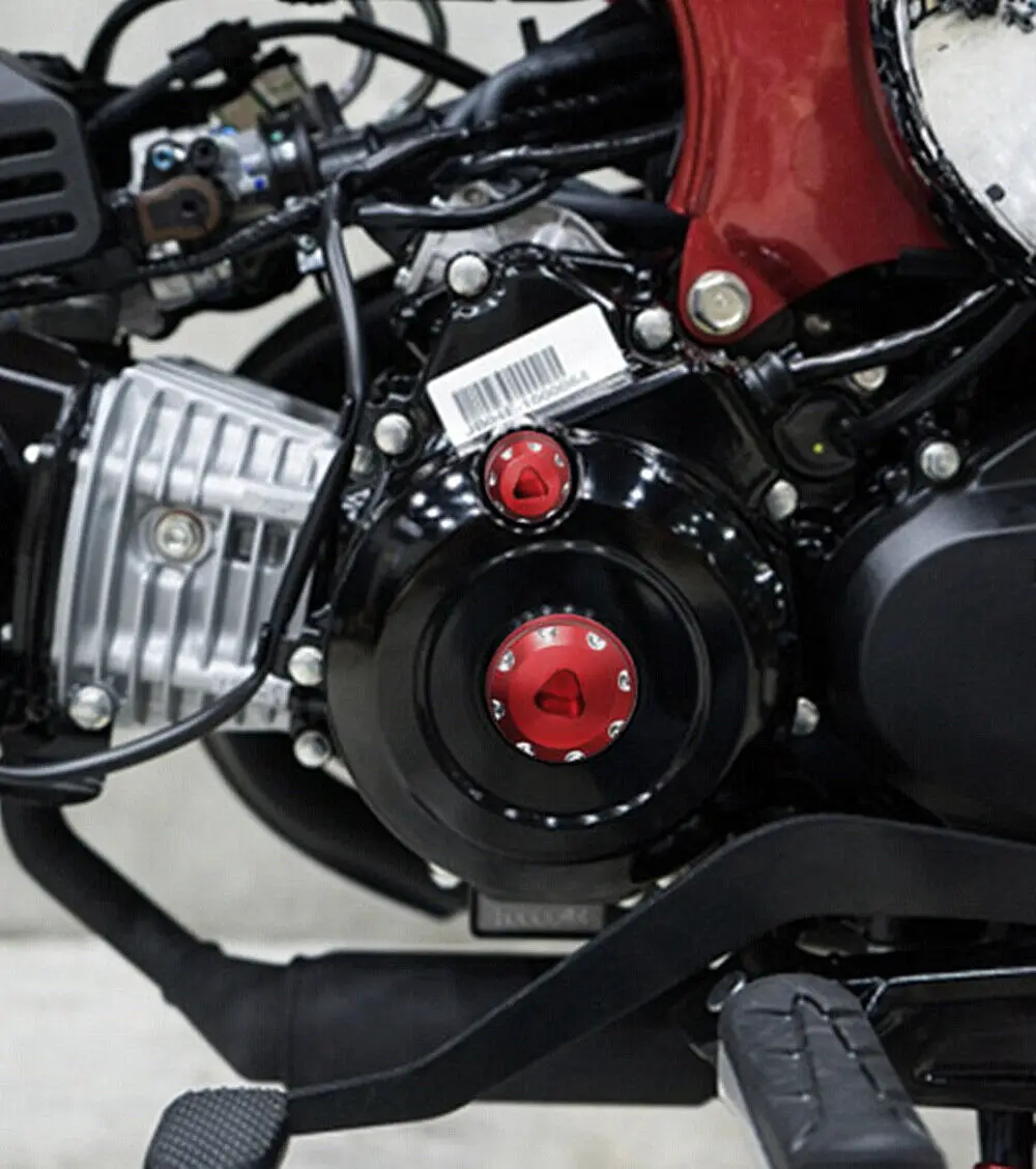 Compatible con HONDA MONKEY 125 2018-2023 GROM MSX125SF CT DAX 125 cubierta del cárter del motor de motocicleta tornillos de tapones