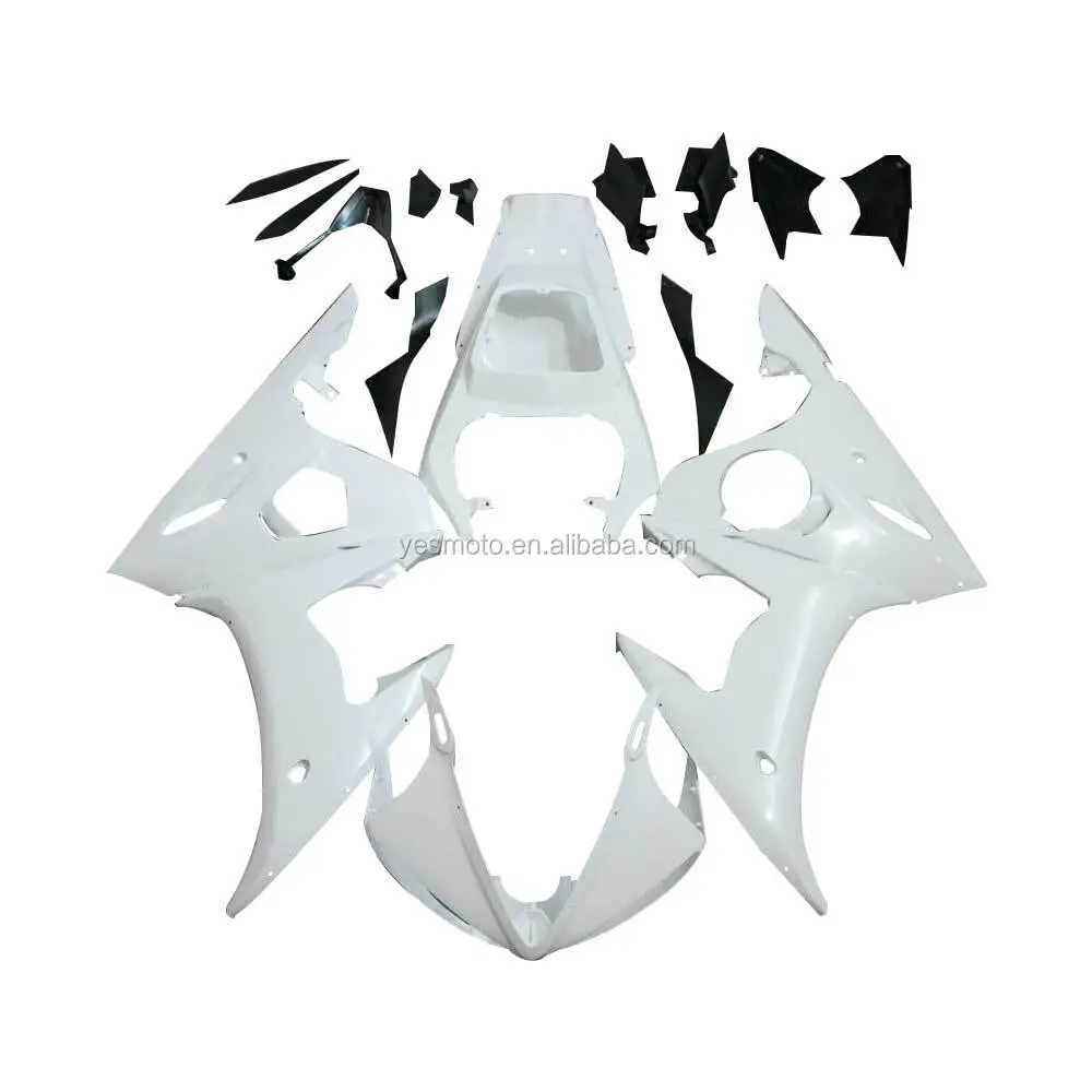 

Motorcycle Body System Full Fairing Set ABS Unpainted Fairing Kit Bodywork for Yamaha YZF R6 2003 2004 03-04 R6S 06-09 2007