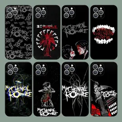 My C-Chemical Romance Phone Case For iPhone 15,14,13,12,11,Plus,Pro Max,XS,X,XR,SE,Mini,8,7 Soft Silicone Black Cover