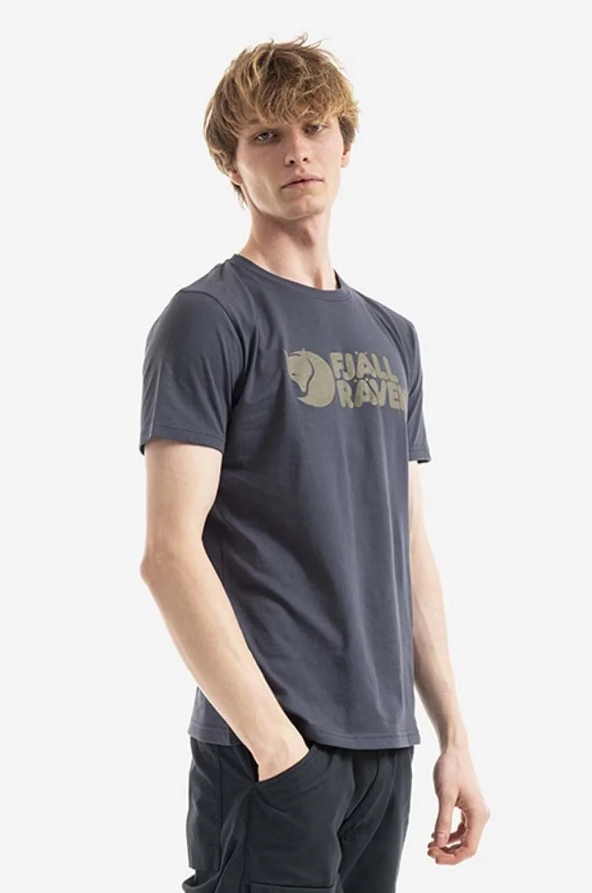 Camiseta con Logo de Fjallraven para hombre y mujer, camisetas de algodón de ocio, camiseta holgada versátil de marca Retro de moda de manga corta con cuello redondo