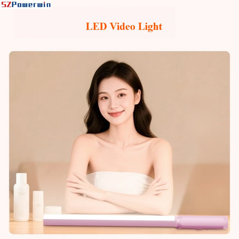 أنبوب إضاءة فيديو LED محمول باليد RGB مصباح عصا CRI 95+ ألوان كاملة للتصوير الفوتوغرافي لـ Tiktok، Youtube، Vlog