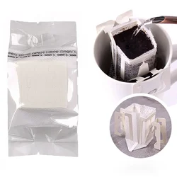 50pcs/pack Hanging Ear Coffee Filter Bag Portable Disposable Hand Pour Coffee Powder Filter Bag Barista Coffee Filter