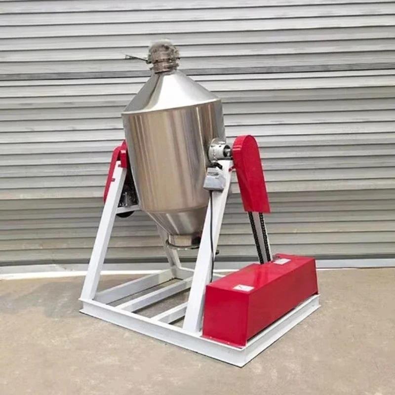 100L 200L 300L Stainless Steel Dry Powder Mixer Machine Drum Powder Mixer Spice Mixing Machine Chemical Mixer view 2