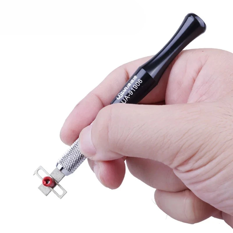 1pc Mecha Model Tool Model Mirror Scribing Knife Curved surface equidistant scoring tool