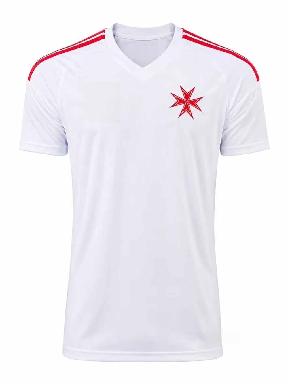 2026/27 New Arrivals Malta Men's Jersey Home Loose Quick Drying T-shirt Suitable for Daily and Training Wear Fan Clothing