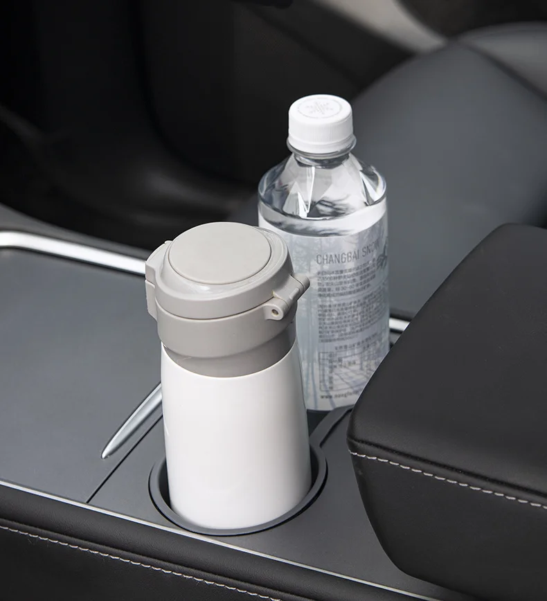 Cup Holder for Tesla Model 3 Y Highland Center Console Storage Box Armrest Organiser Non-slip Insert Phone Holder Accessories
