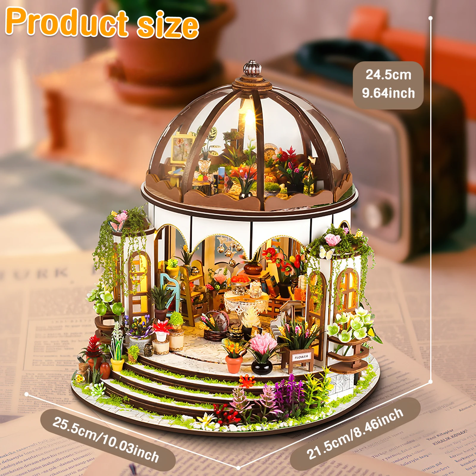 DIY Miniature Dollhouse Kit 3D - Outdoor Furniture Manufacturer review and price