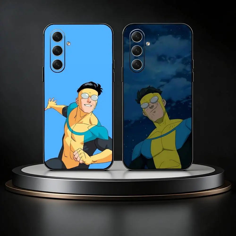 C-Cool I-InvincibleS Comic Phone Case For Samsung Galaxy A73,21,22,32,71,53,52,51,80,5G Soft Black Cover