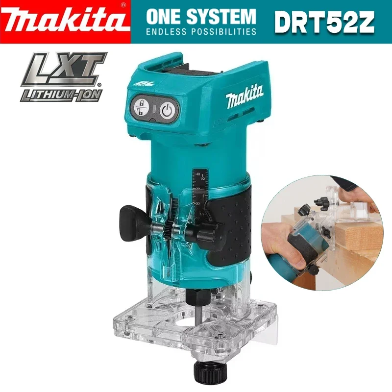 

MAKITA DRT52 Cordless Trimmer Brushless Laminate Trimmer 6.35mm Trimming Machine Makita 18V LXT Power Tools DRT52Z