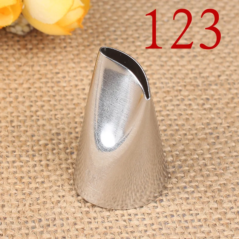 123# Core Rose Tulip Decorating Mouth 304 Stainless Steel Welding Polishing Baking Cake DIY Tool