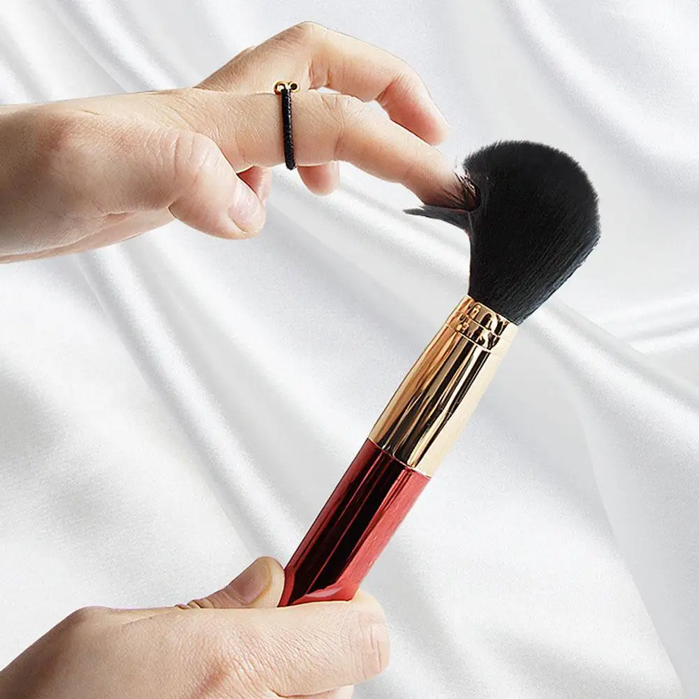 Brocha de maquillaje eléctrica, licuadora de base vibratoria y masajeador facial, aplicador de colorete en polvo recargable, kit de herramientas de belleza