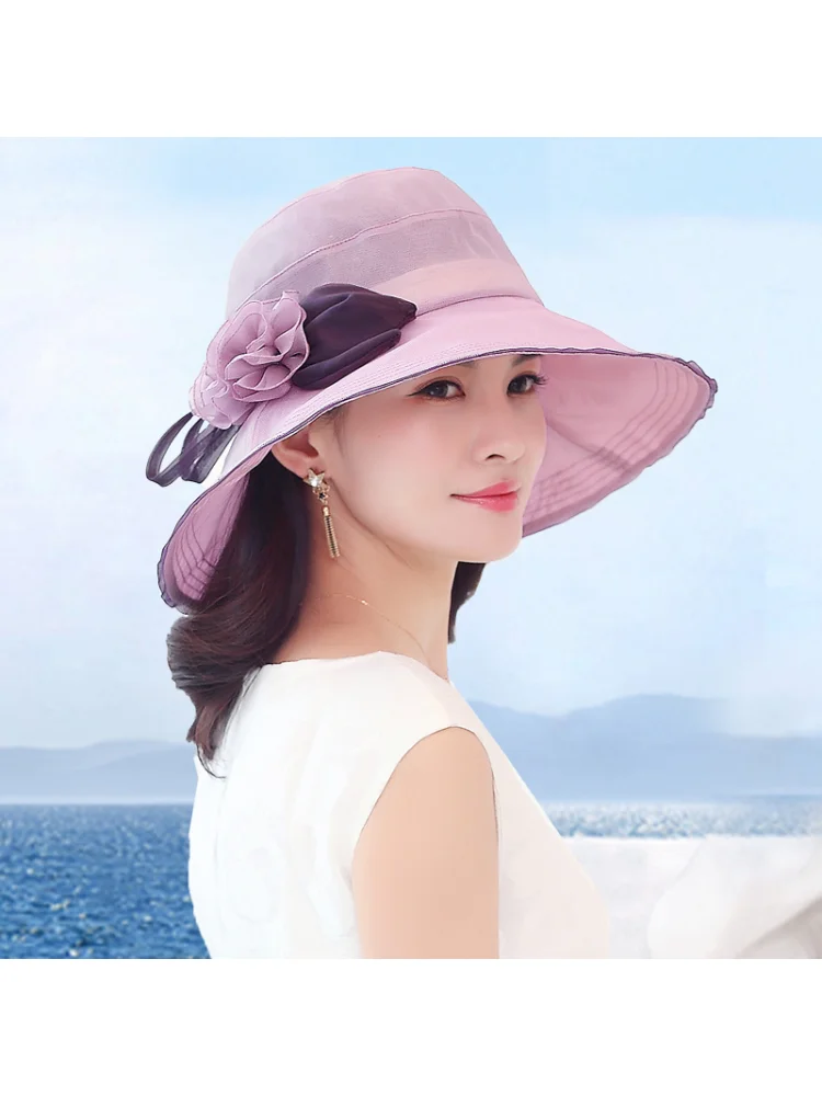 women's-summer-sun-hat-face-covering-uv-protection-large-brim-flowers-mom-cool-cap-elegant-style-travel-cap-big-brim-hat