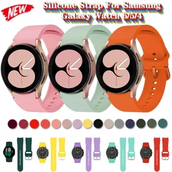 No Gap Silicone Strap for Samsung Galaxy Watch 6/4 Classic 47mm/46mm 5 Pro 45mm Sports Bracelet Galaxy Watch 7/6/5/4 40mm/42mm