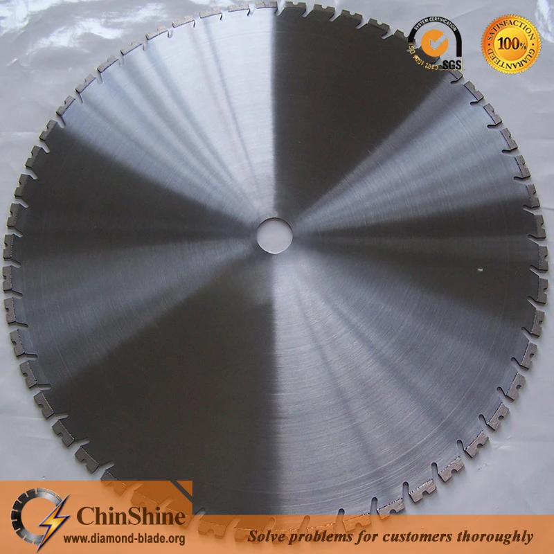 32 inch 800mm Laser welded diamond wall saw blade for cutting concrete from China famous supplier