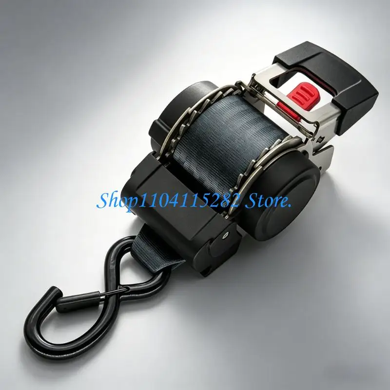  Adjustable Boat Trailer Straps 5cm Nylon Belt Automatic Retraction System For Vehicles