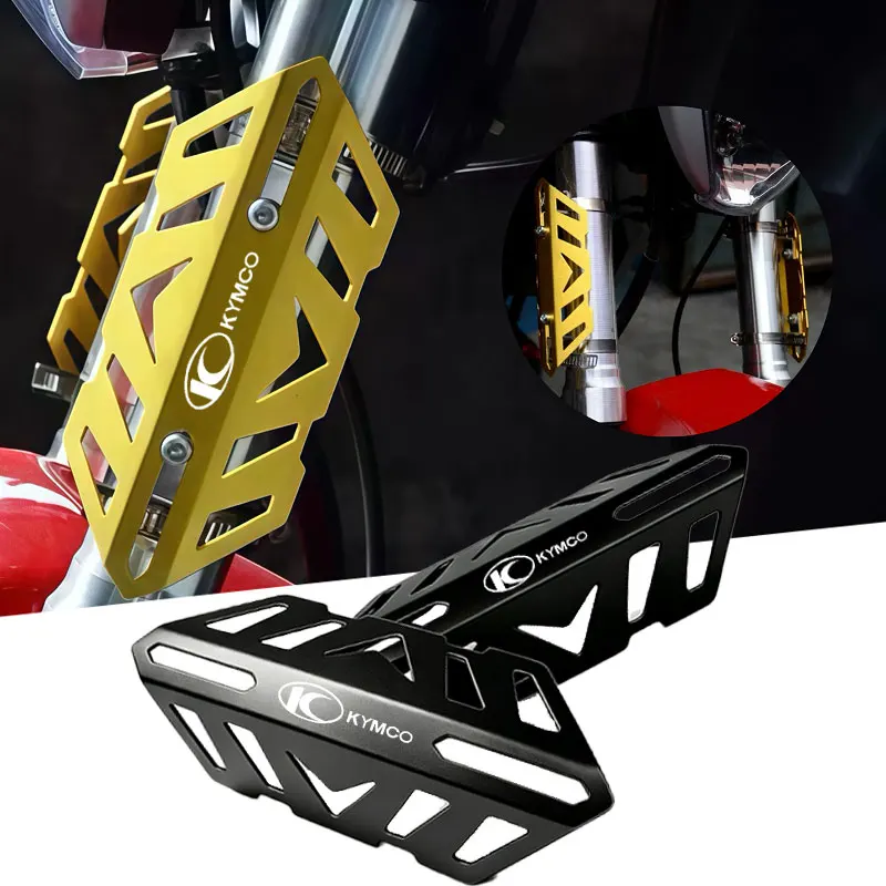 For KYMCO AK550 XCITING 250 300 350 400 400S 500 DownTown 125 300i Motorcycle Aluminum Alloy Front Fork Dust Cover
