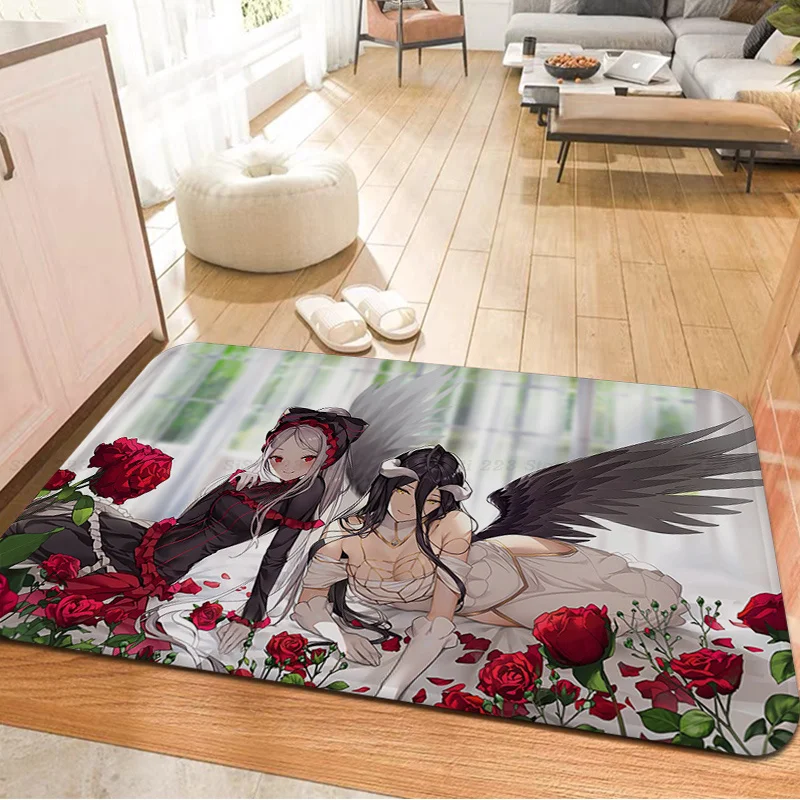 Overlord Albedo Hallway Carpet Non-Slip Laundry Room Mat Laundry Decor Balcony Child Living Room Modern Home Decor