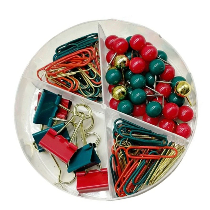 QX2B 62/116 штук офисных переплетных инструментов, в комплект входят зажимы «ласточкин хвост» скрепки для бумаги, канцелярские