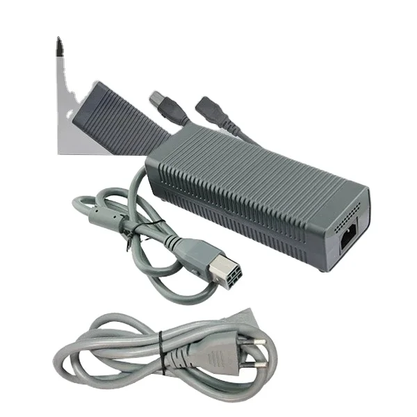 استبدال شاحن سلك كابل الطوب لمحول التيار المتردد لوحدة تحكم Xbox 360 لإمدادات الطاقة لأجهزة Xbox 360