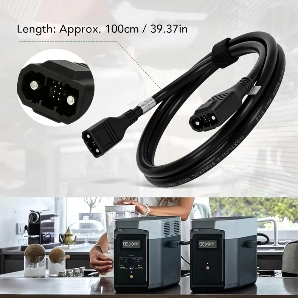 1 Meter Length Extra Battery Connection Cable XT150 Connector Extra Capacity Extra Battery Cable Compatible Connection