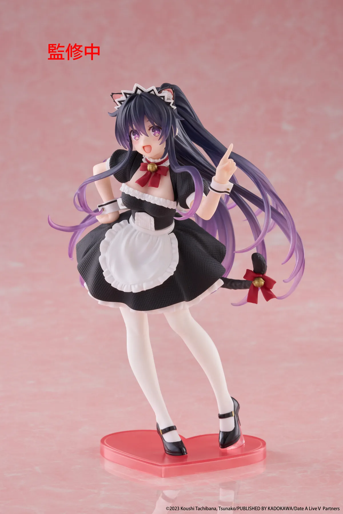 Original taito coreful data um live yatogami tohka pvc anime figuras de ação modelo brinquedos