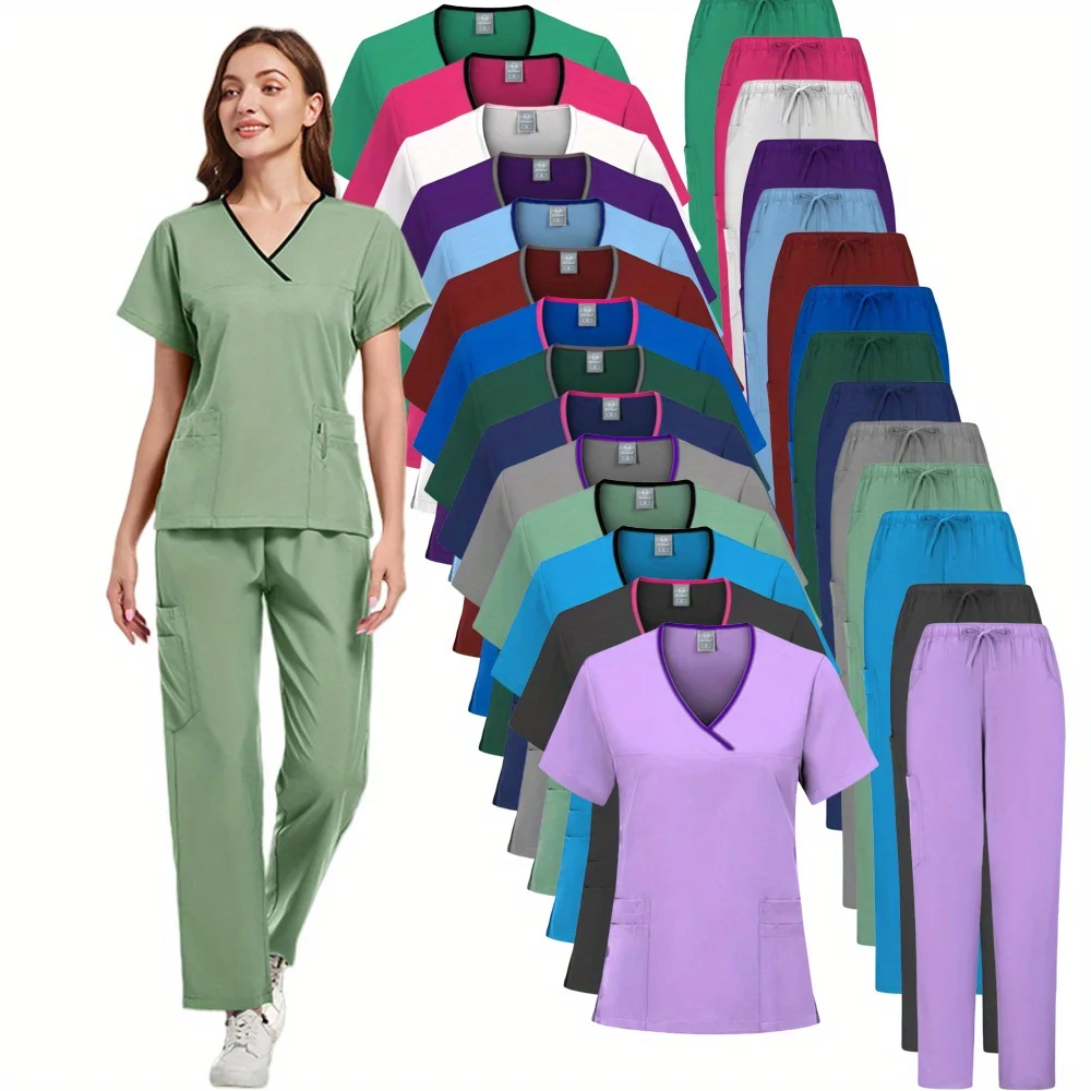 

Получите эти комплекты униформы — наборы скрабов — брюки для бега, высококачественная рабочая одежда