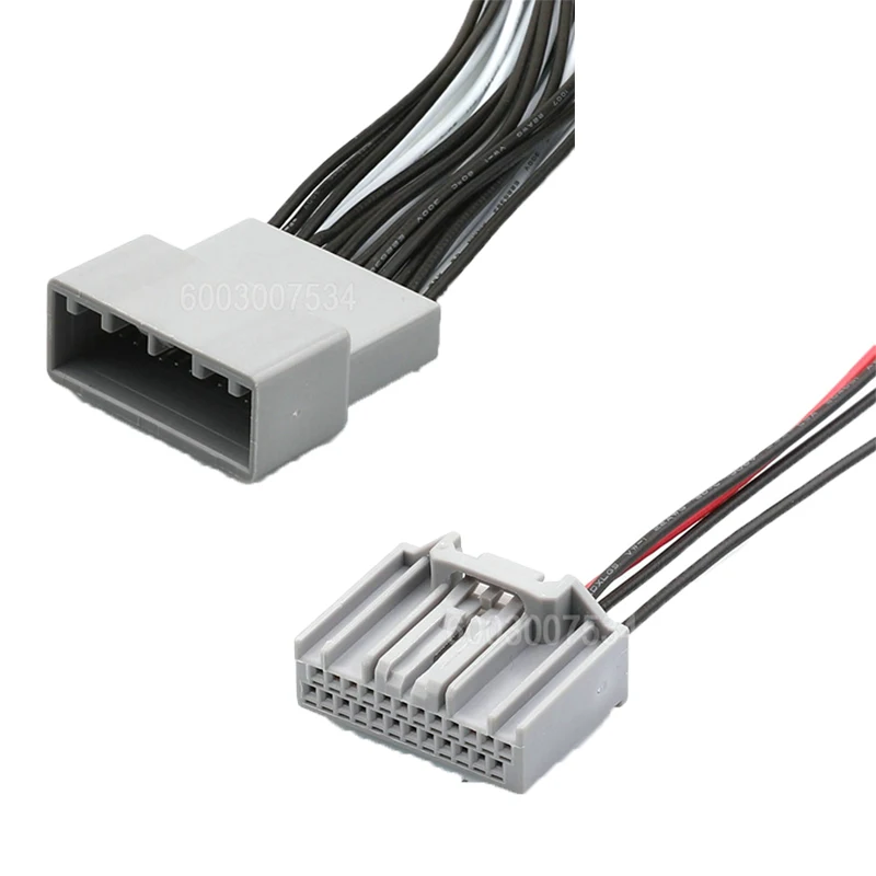 24 Pin Connector Unsealed Series Female Male Connector Cable Plug Motorcycle Electrical Harnesses Wiring Harness MX34024PF1