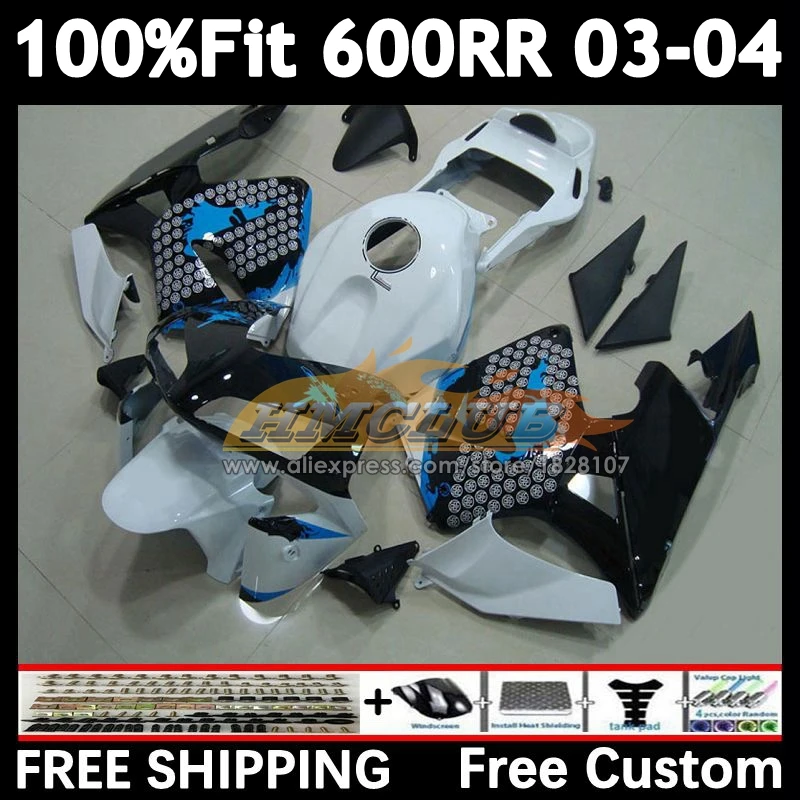 OEM Fairing For HONDA CBR 600 CC 600RR 600F5 600CC F5 blue stock 58No.19 CBR600 RR CBR600RR 03 04 CBR600F5 2003 2004 Injection