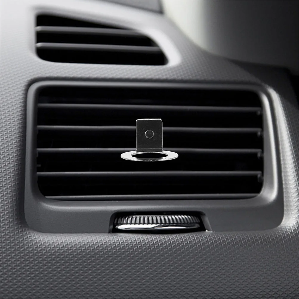

20pcs Black Square Head Car Vent Clips Air Freshener Secure Design Adjustable Universal Fit For Vehicle Office Home Fragrance