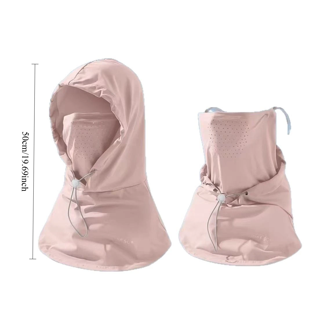 1pc New Outdoor Unisex Full Face Hat Cover Cycling Fishing Sun Cap With Mask Summer Breathable Hat Protect Neck Hiking