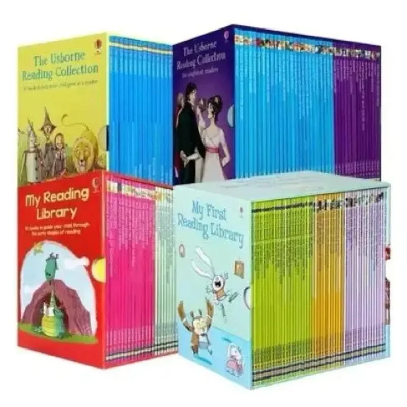 

180 Books Children's English Reading Story Picture Book Usborne My First/two/three/four Reading Library Bedtime Story Book