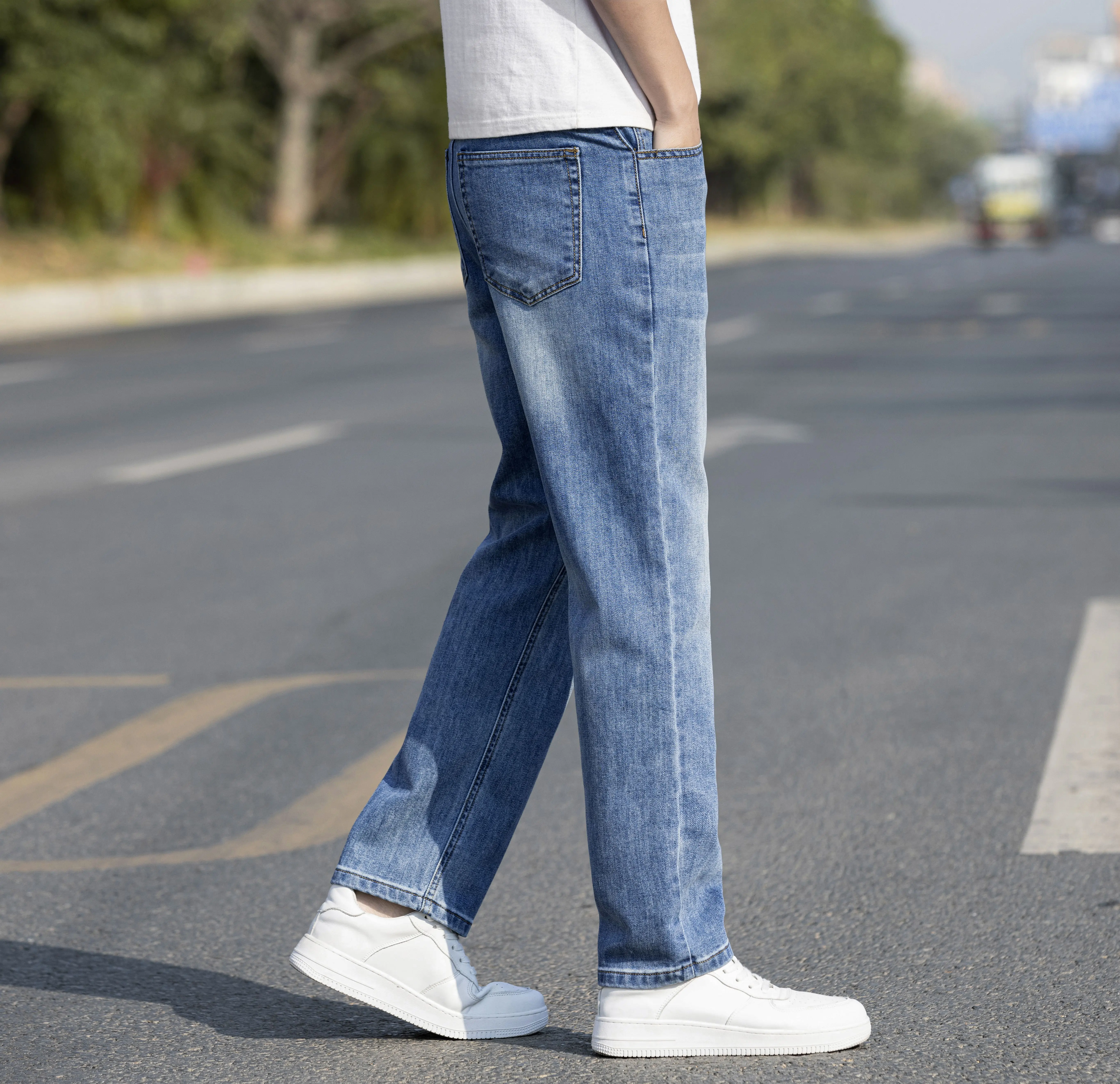 Thumbnail 4 - #23 Relaxed Fit Casual Pants Sale