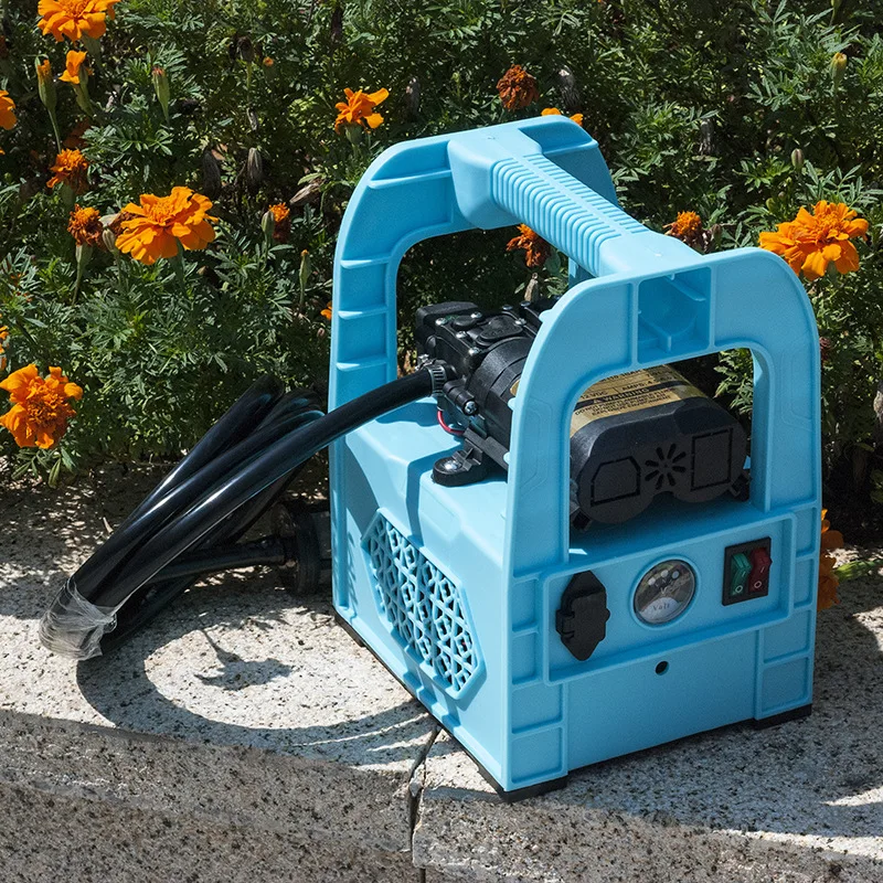 1pc tragbare elektrische Sprüh pumpe wiederauf ladbare Wasserpumpe Auto waschanlage Bewässerung Sprühen Pestizide Gartengeräte