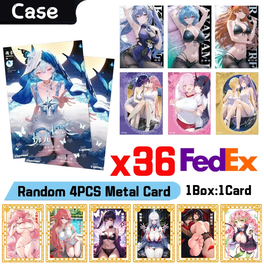 Wholesales 1case Goddess Story Collection Cards Sexy Box Beautiful Color Seduction Gift Box Boardgame Trading Acg Anime Cards