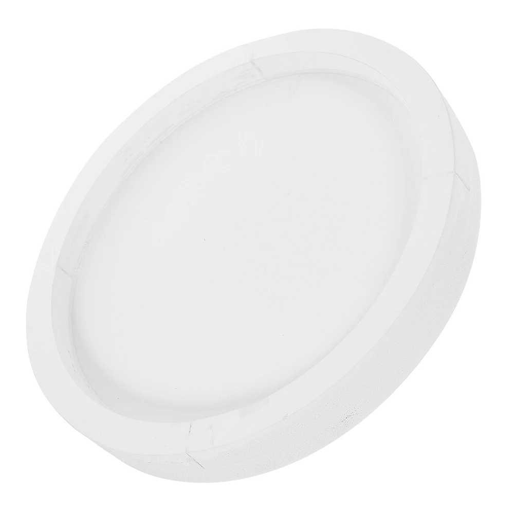 

Round Thickened Base Flower Pot Tray White Decorative Planter Saucer Drip Catcher Reusable Sturdy Support