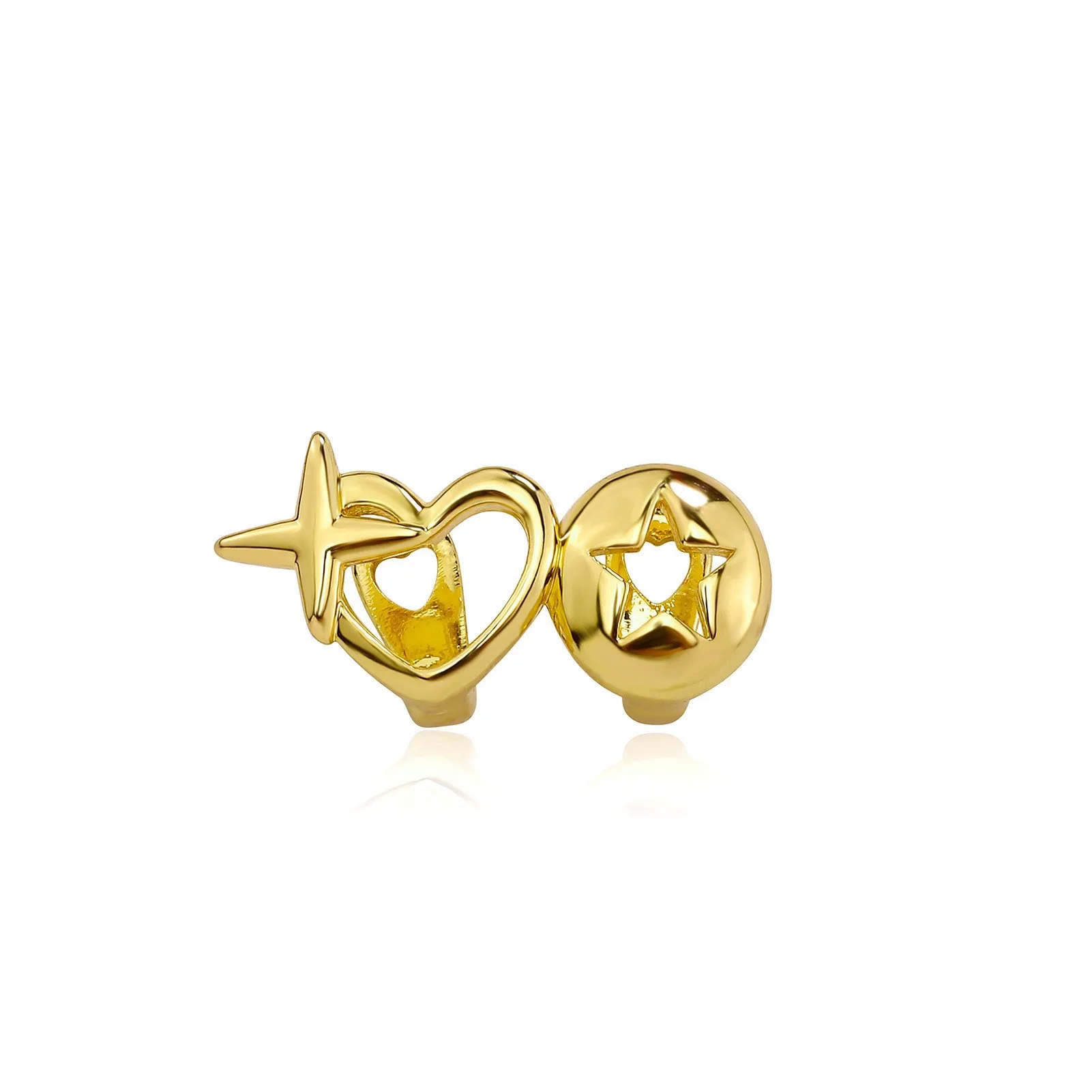 Single Tooth Grillz Set Mix Styles Hollow Out Micro Pave CZ Diamond Gold Hip Hop Rapper Teeth Grills Wholesale Jewelry