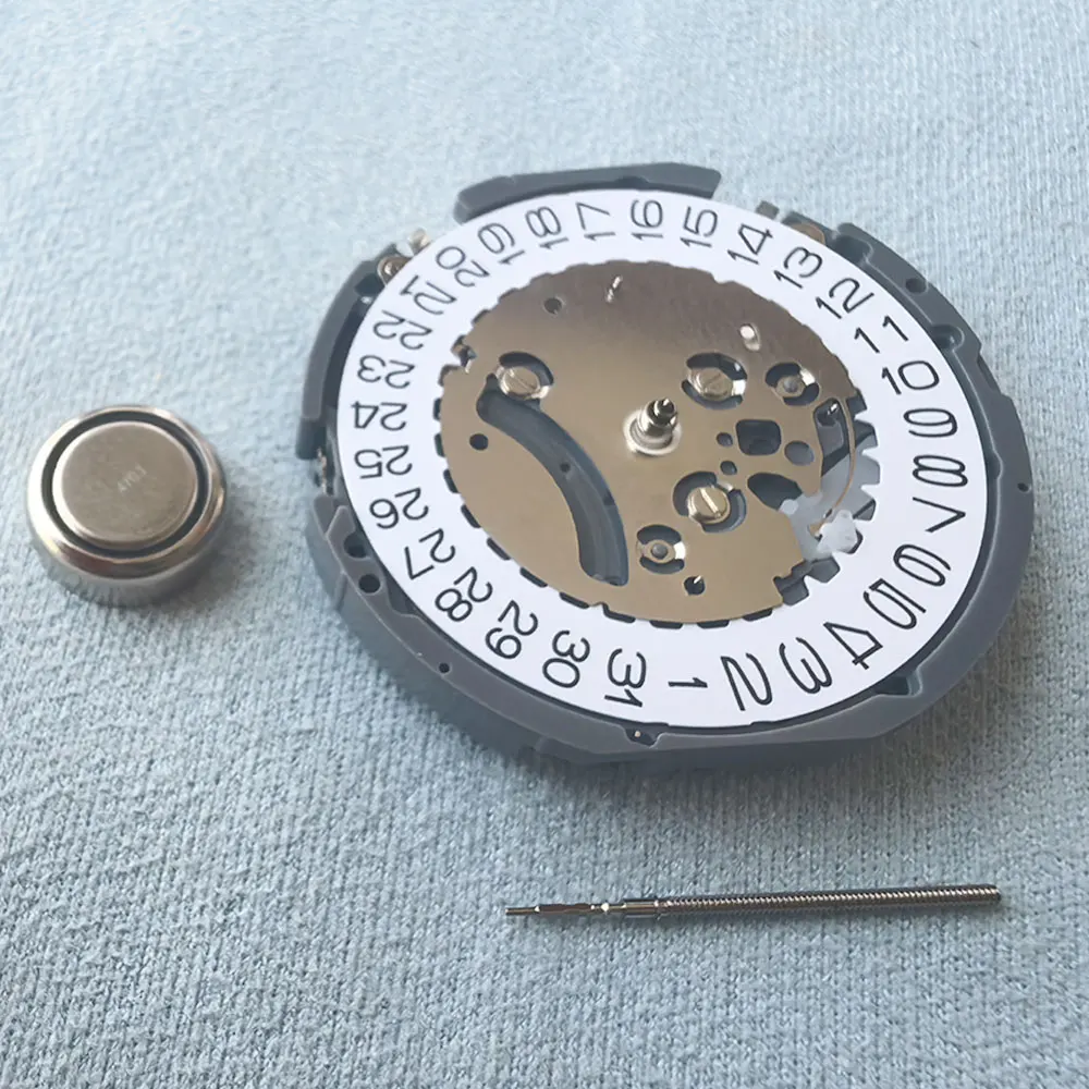 اليابان Seiko VK63 VK63A عالية الدقة حركة كوارتز كرونوغراف ثلاثة أيدي مع تاريخ كرونوغراف صغير 24 ساعة متعددة الوظائف