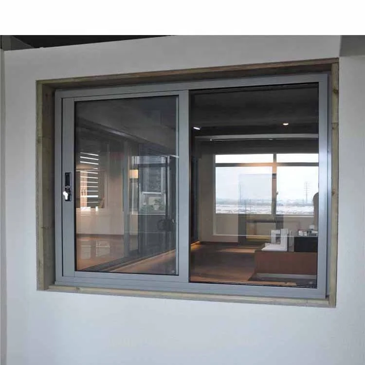 AS2047  Aluminum Sliding windows Customized Factory Soundproof and Door Aluminium Door Frame Double Glass Aluminum Sliding Door