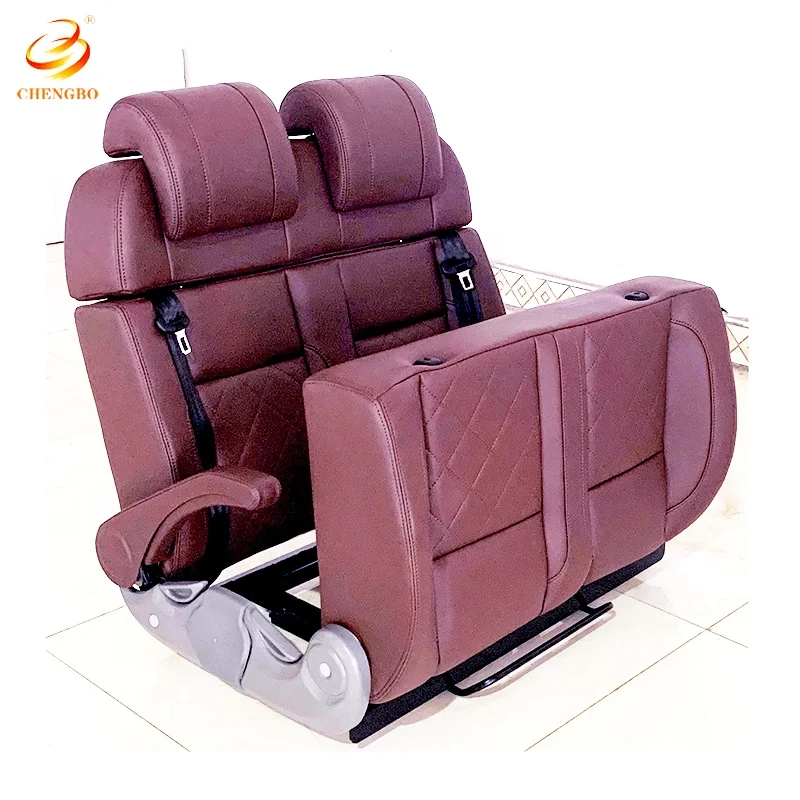 RV Functional and Comfortable Vito Model Microfibre Leather Folding Seat Bed