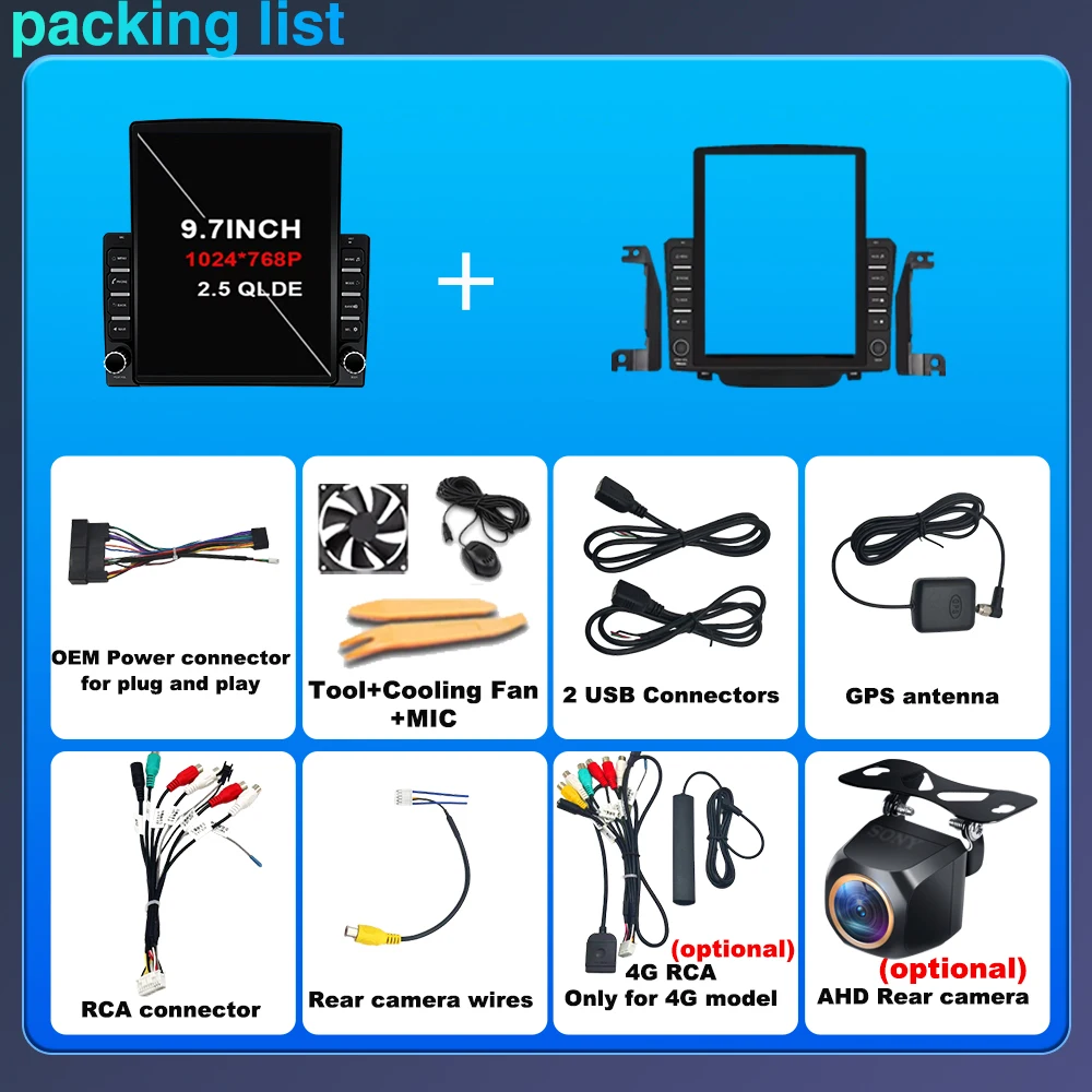 9.7 "نمط عمودي لشاشة تسلا راديو السيارة الاندورويد لشركة هيونداي I30 إلنترا GT 2012 - 2016 نظام تحديد المواقع والملاحة فيديو الوسائط المتعددة #6