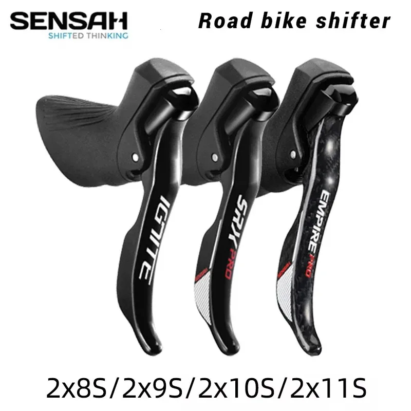 SENSAH Road Bike Shifter 2x7 2x8 2x9 2x10 2x11 Speed Brake Lever Bike Rear Derailleur for Shimano Sora Tiagra Claris Bike Parts